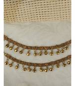 Gold Plated Traditional Ghungroo Anklet/ Payal For Bridals Onesize Gold