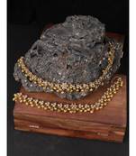 Gold Plated Traditional Briday Kundan And Stone Studded Anklet/Payal Onesize Gold