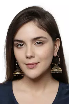Black & Gold Plated Enamelled Dome Shaped Jhumkas