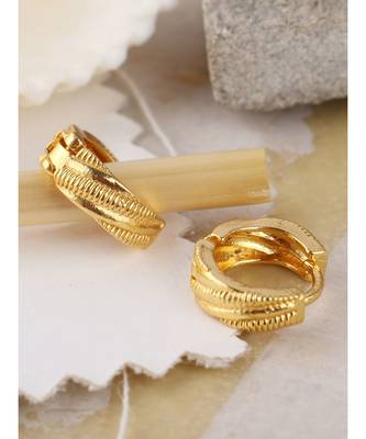 Designer Gold Plated Daily Use Small Balli Earring Onesize Gold 1