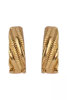 Designer Gold Plated Daily Use Small Balli Earring Onesize Gold