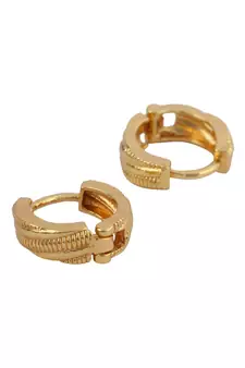 Designer Gold Plated Daily Use Small Balli Earring Onesize Gold