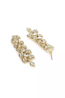 Gold Plated Traditional Stone Studded Light Weight Party Wear Necklace