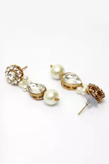 Traditional Pearl And stone Light Weight Party Wear Choker set