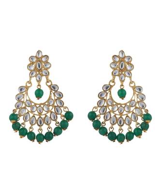 Gold Plated Traditional Kundan Ethnic Choker Necklace With Earring Maangtika 4