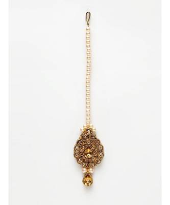 Trendy Gold Plated Jadau Jewellery Set For Women And Girls Onesize Gold 8