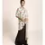 Printed Art Crepe Kurta with Art Crepe Palazzo and Art Georgette Dupatta for Women