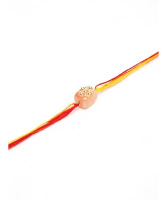 gold Kundan Rakhi Gift Box 4
