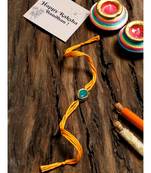 gold Kundan Rakhi Gift Box