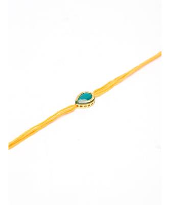 gold Kundan Rakhi Gift Box 4
