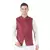 Maroon plain cotton kurta-pajama