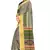 Multicolor printed pure polyester saree with blouse