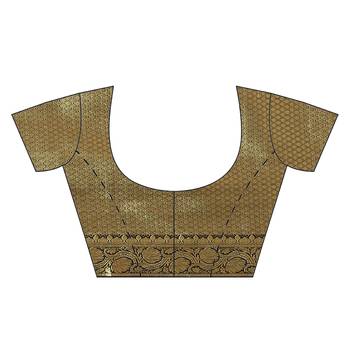 Black woven art silk saree with blouse 5