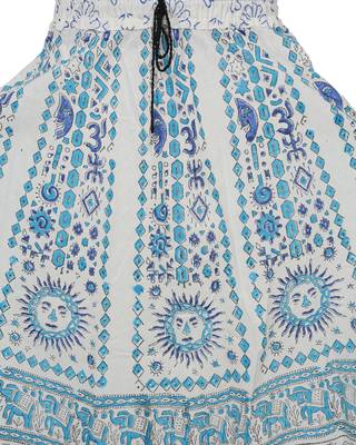 Kastiel Cotton Hand Block Printed Skirt For Women 2