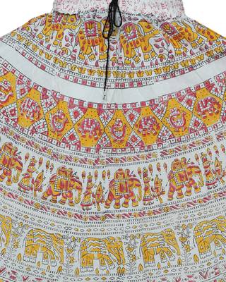 Kastiel Cotton Hand Block Printed Skirt For Women 2
