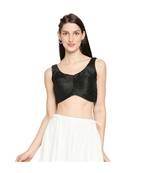 Women's Black Mulbury Silk Readymade Saree Blouse