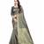 Grey Silk with gold jari jal and border with reach brocade pallu