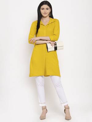 White plain cotton trousers 4