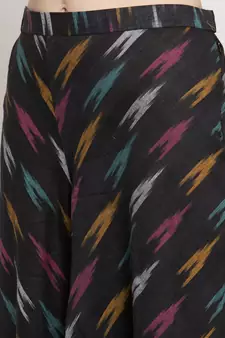 Black plain cambric leggings