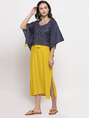 Black plain viscose rayon short-dresses 1
