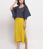 Black plain viscose rayon short-dresses