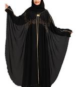 Khadija fashion, Farasa stylish embroidery work burqa for women with scarf