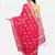 Pink woven silk cotton saree with blouse