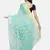 Blue woven pure linen saree with blouse