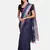 Grey woven pure linen saree with blouse