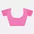 Pink woven pure linen saree with blouse