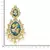 Traditional Navratri Gold Plated Lord Radha-Krishna Pearl Earrings For Women