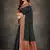 Black woven banarasi silk saree with blouse