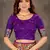 Pink woven banarasi silk saree with blouse