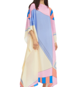 JSDC Women's Lounge Wear Printed Softy Silk Kaftan