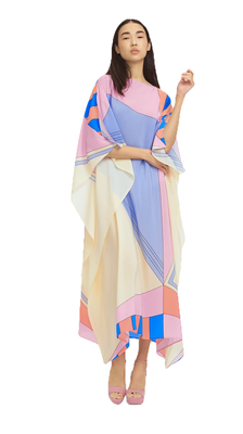 JSDC Women's Lounge Wear Printed Softy Silk Kaftan 2