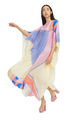 JSDC Women's Lounge Wear Printed Softy Silk Kaftan 3