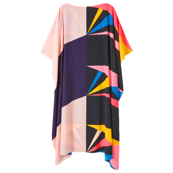 JSDC Women's Beach Wear Printed Softy Silk Kaftan Top 4