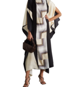 JSDC Lounge Wear Printed Softy Silk Kaftan For Women