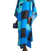 JSDC Women's Boat Neck Printed Softy Silk Kaftan Top Kurta