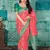 Baby Pink Woven Banarsi Silk Blend Saree