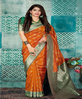 Banarsi Silk Blend Saree 1