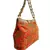 Shoptory India Handicraft Women's Silk Ethnic Rajasthani Hand Bag , Orange