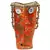 Shoptory India Handicraft Women's Silk Ethnic Rajasthani Hand Bag , Orange