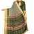 Multicolor printed pure polyester saree with blouse