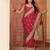 Blood Red Banarsi Silk Saree