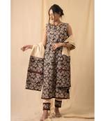 cotton Beige Sheetal KURTA SET