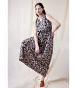 cotton Black  Ebony maxi DRESS