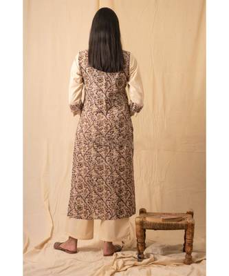 cotton Beige Chaaya KURTA set 3
