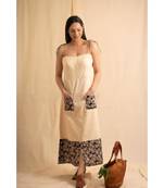 cotton Beige Kshiti dress
