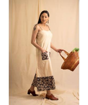 cotton Beige Kshiti dress 4